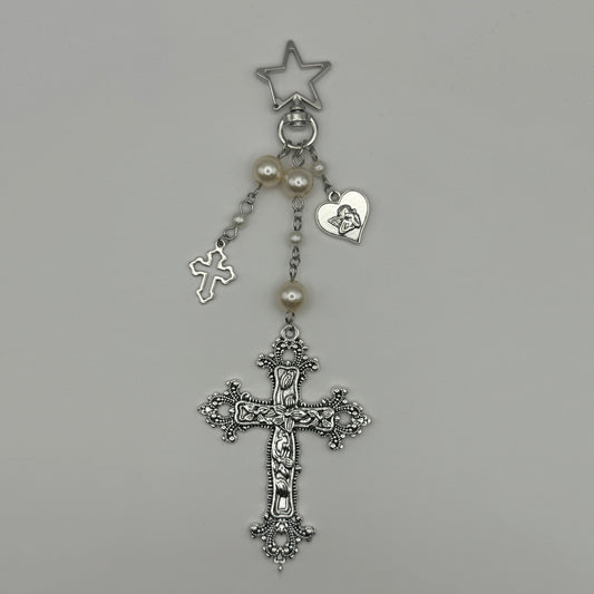 cross keychain