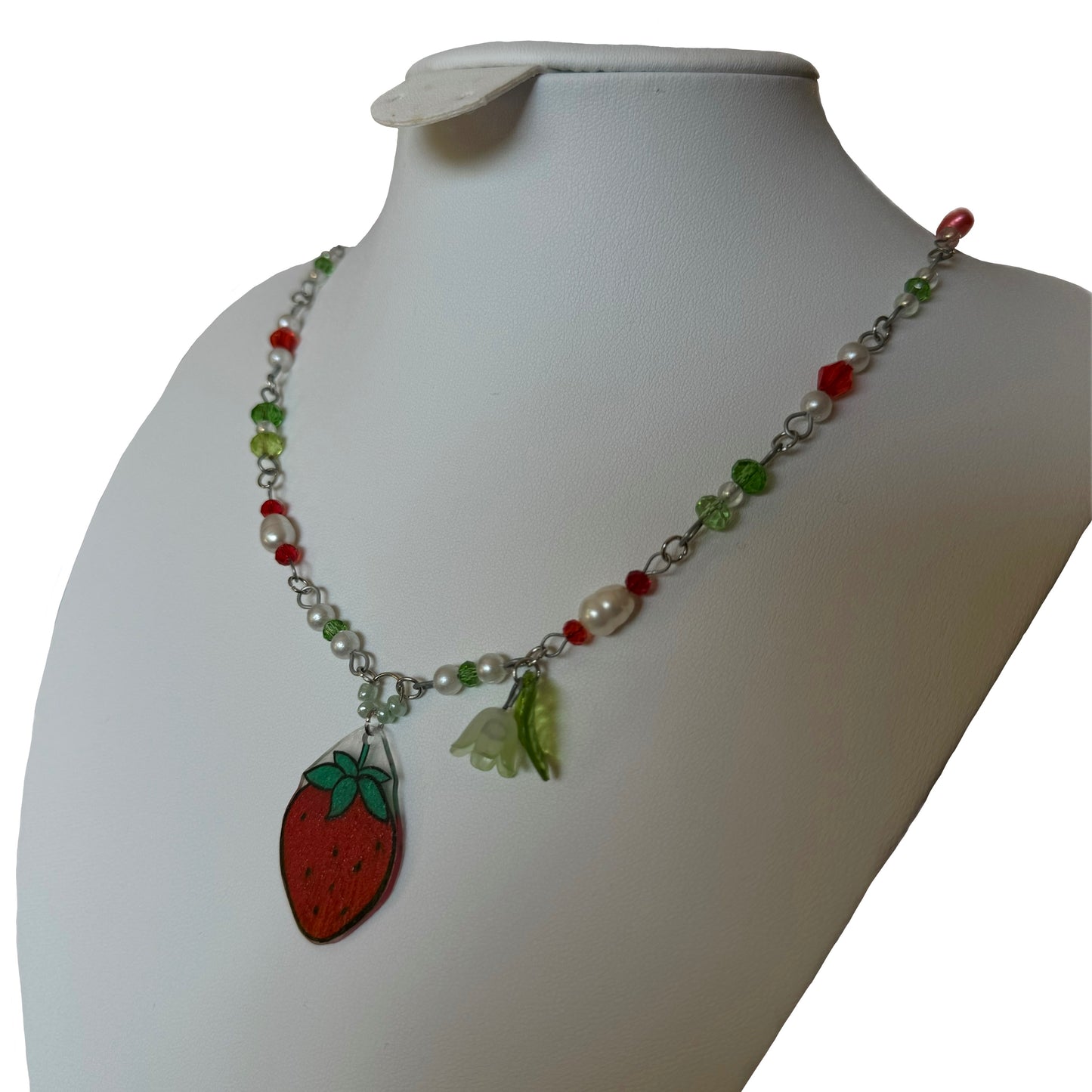 strawberry necklace