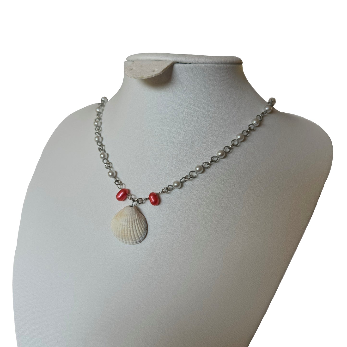 coral siren necklace