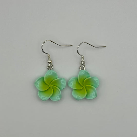 beach earrings blue