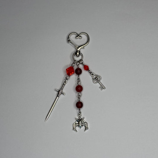 bat & sword keychain