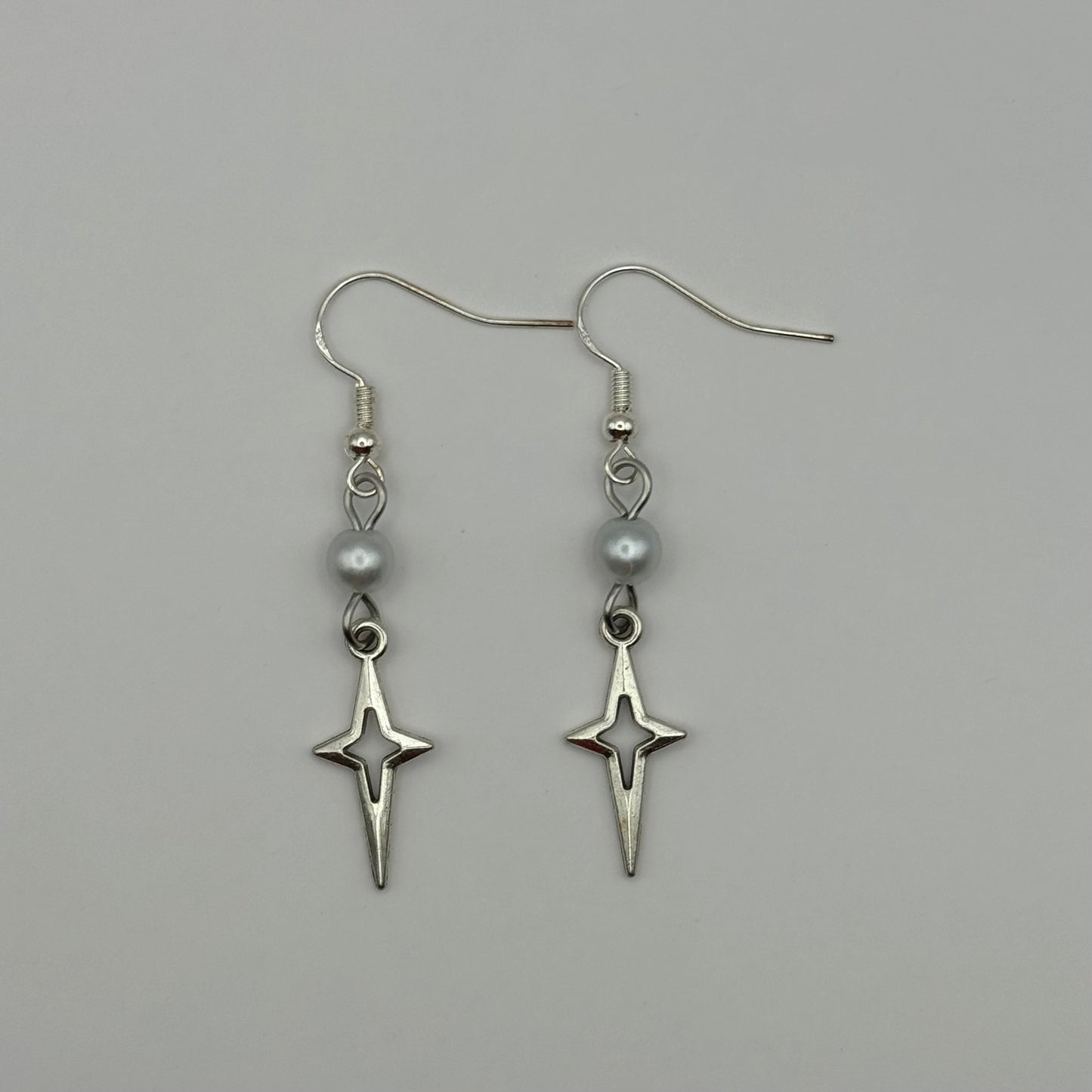 blue star earrings